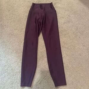 ALO Yoga Dark Plum Leggings